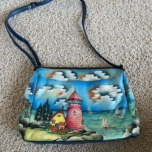 Anuschka Lighthouse Shoulder Bag